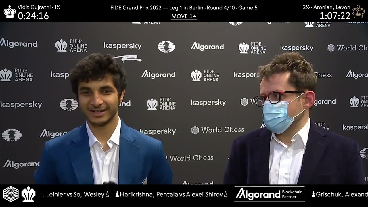 Berlin GP R3: Vidit Gujrathi decimates Daniil Dubov - ChessBase India