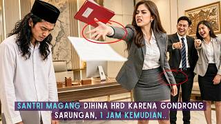 Insulted for His Looks, This Long-Haired Santri Left the Whole Office Speechless, It Turns Out...