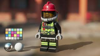 Lego Firefighter - LookDev test