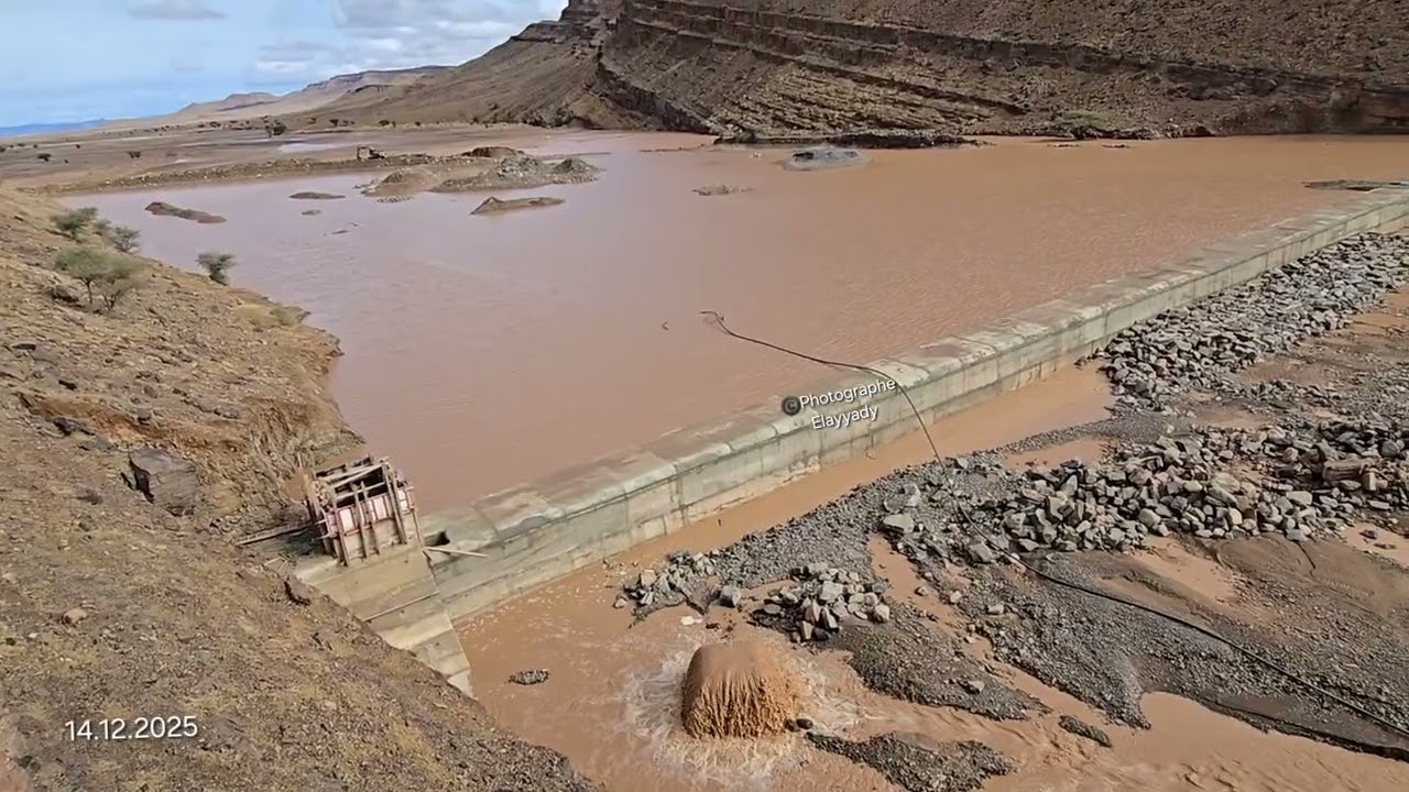 السد التلي (أجوجر) تمزميت بجماعة احصيا اقليم تنغير
