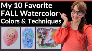Watercolor Tutorial; Favorite Fall (Autumn) colors and techniques! Plus FALL Challenge Announcement Watercolor Tutorial; Favorite Fall (Autumn) colors and techniques! Plus FALL Challenge Announcement