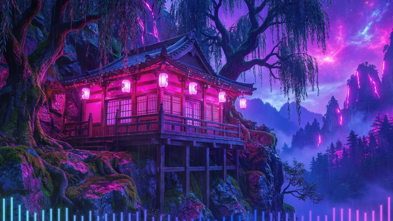 Japan Rain Atmosphere ☔ Gentle Lofi Beats for Focus, Sleep & Calm Mood 🌧️