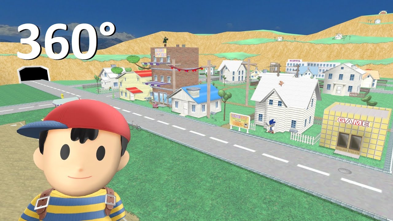 Super Smash Bros! 360° Tour! (The First 3D VR Game Experience