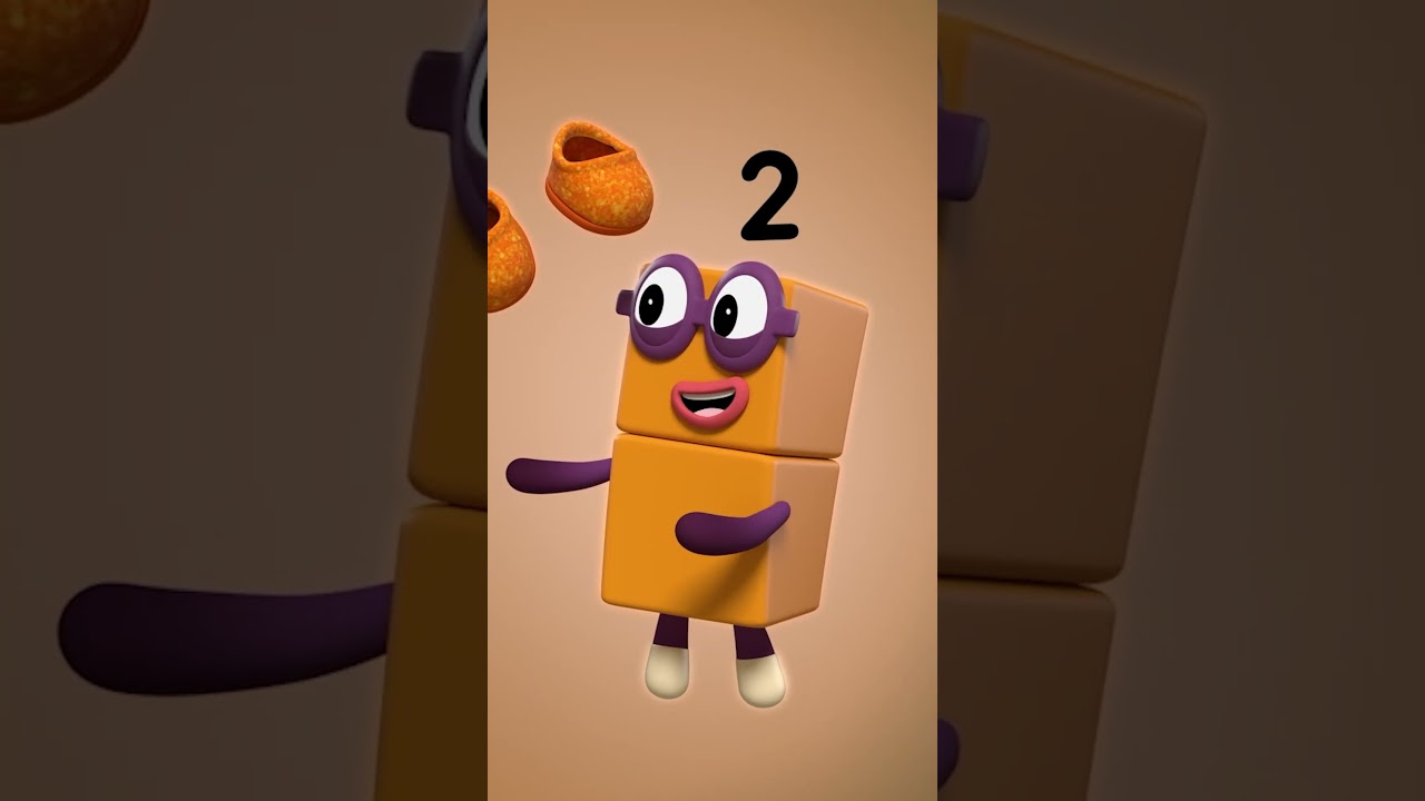 Contagem de Arco-Íris - Numberblobs - Parte 6 | Aprenda a contar de 1 a 10  | Numberblocks #shorts