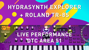 HYDRASYNTH EXPLORER + ROLAND TR-8S - Live Performance