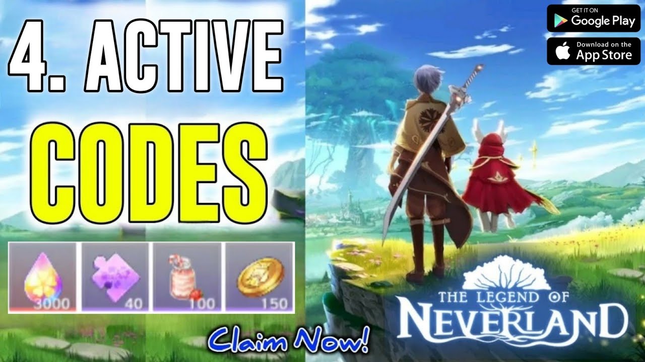 4 Active The Legend Of Neverland Codes 2023 | Legend Of Neverland ...