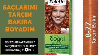 8.77 Tarçın Bakır, Tarçın Bakır Saç Boyama, Palette 8.77, Tarçın Bakır Saç Boyası, Bakır Saç,