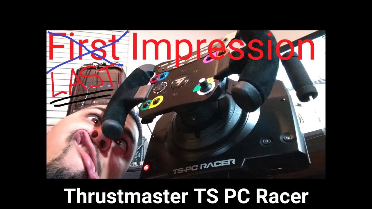 Thrustmaster Ts Pc Racer Review Not A Popular Position Youtube
