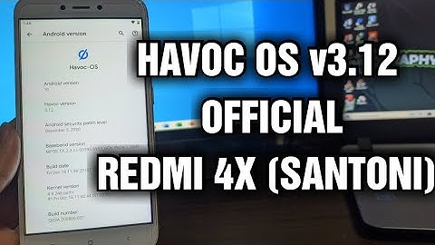 Install & Review Update Custom ROM Havoc-OS v3.12 Official for Redmi 4X (Q/TEN)