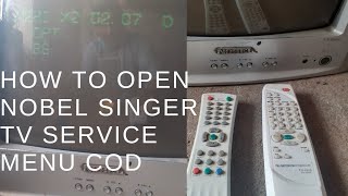 nobel singer tv 📺 service menu cod kasy open kary simpl tarika...#1 Rehman Online Repairing