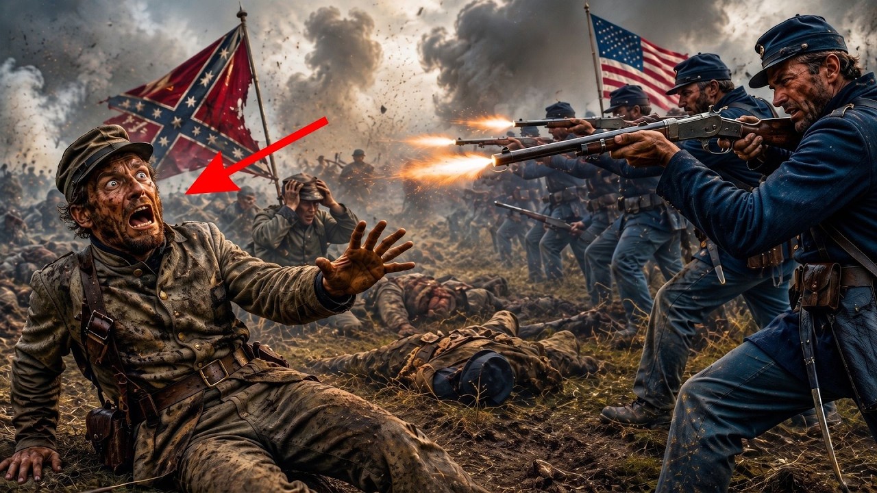 In the summer of 1863, a Confederate soldier, captured and questioned in Tennessee, said something so absurd that the guards who heard it burst out laughing. He claimed that he could load his gun...