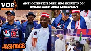BREAKING: NDC EXEMPTS PETER OBI, RABIU KWANKWASO FROM ANTI-DEFECTION OATH