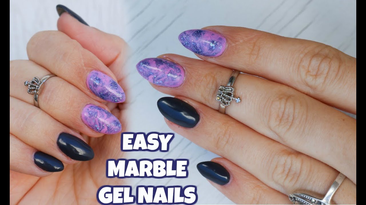 8. Quick and Easy Marble Nail Tutorial - wide 1
