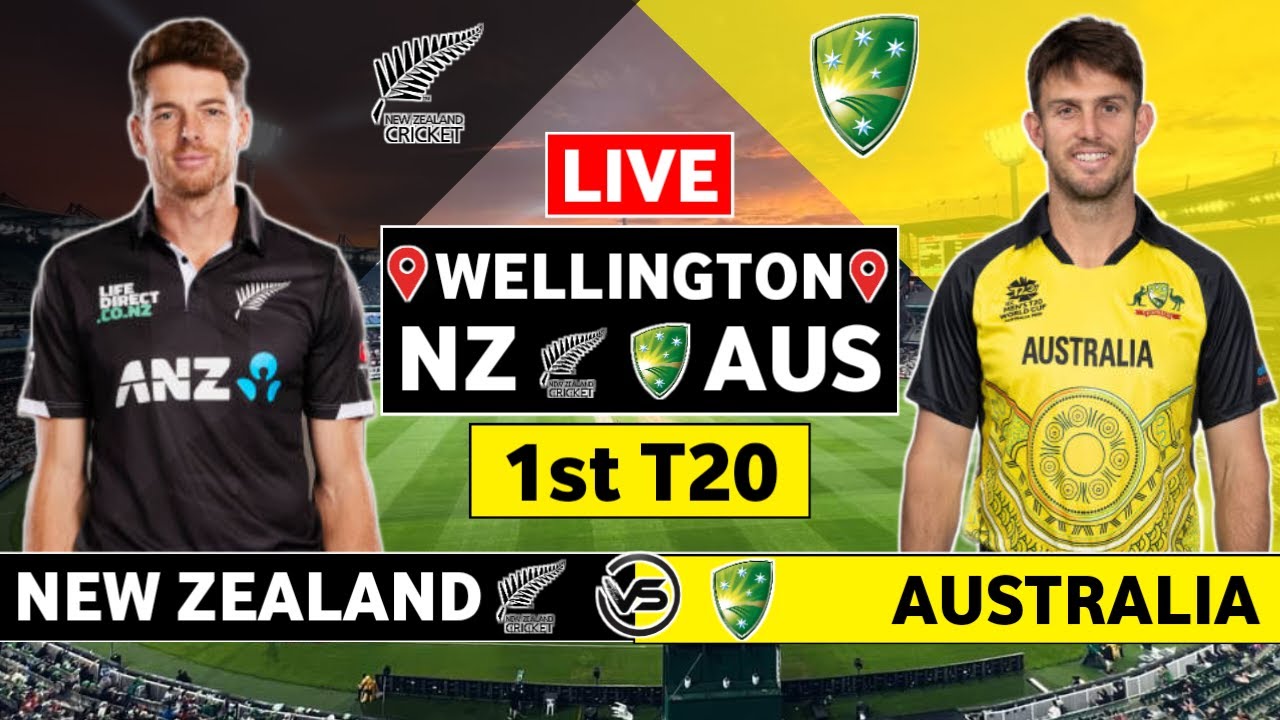 New Zealand vs Australia 1st T20 Live Scores NZ vs AUS 1st T20 Live