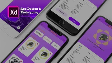 App Design in Adobe XD (Wireframe/ Mockup + Prototyping)