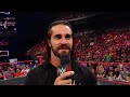Seth Rollins Talks WWE 2K18 Cover on RAW