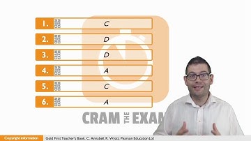 Gold First 2015 Unit 10 p102-103 Multiple Choice