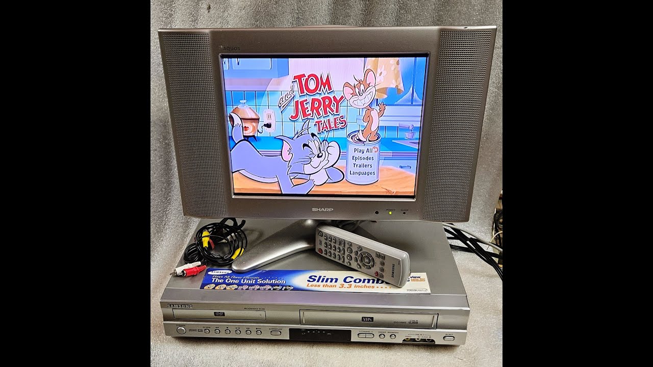 SAMSUNG DVD VHS DUALDECK MODEL  DVD V4600