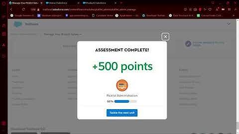 Manage Your Picklist Values Unit |  Salesforce Trailhead