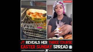 JT SHOWS OFF HER HOME COOKED EASTER SUNDAY DINNER! Profile