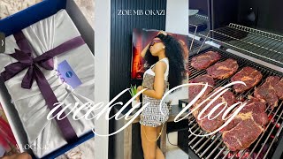 #weeklyvlog: Zazi’s birthday (BAF) 😭, Nivea hamper unboxing , Working with Shein always, let’s pack🎀