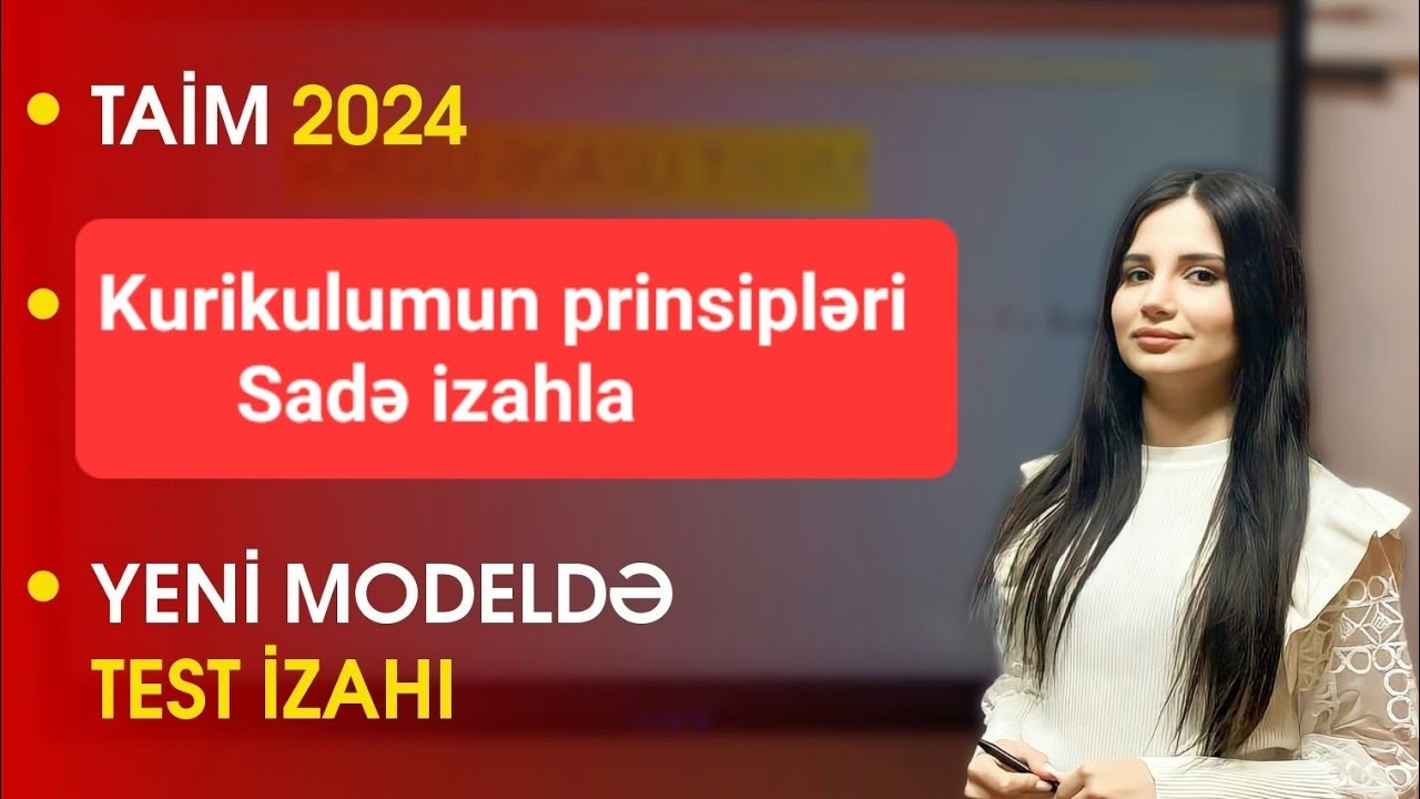 MİLLİ KURİKULUMUN PRİNSİPLƏRİ YENİ QAYDADA