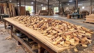 Everyone Thought This Wood Was Worthless… Until a Young Carpenter Turned It into Luxury Furniture