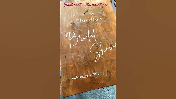 Rustic wood 🪵 Bridal Shower welcome sign #weddingsigns