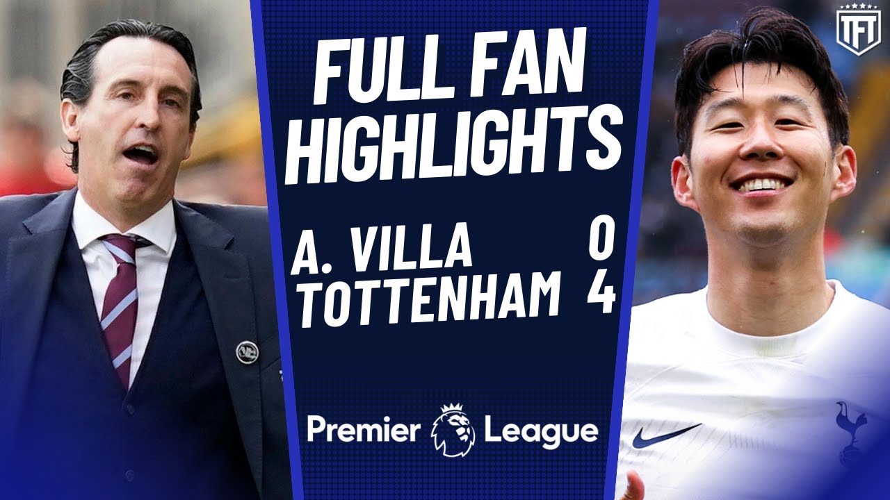 Spurs DESTROY Villa! Unai Emery BOTTLE JOB! Aston Villa 04 Tottenham