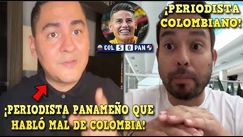 🚨PERIODISTA COLOMBIANO ENFRENTA al PERIODISTA de PANAMÁ que se BURLÓ de la SELECCIÓN COLOMBIA