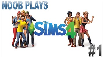 NOOB PLAYS THE SIMS 4 - CREATING MY SIM!!! Noob plays episode 1