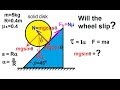 Physics - Mechanics: Rigid Body Rotation (7 of 10)  Rolling Object on an Incline: Ex 1