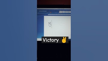Make victory ✌️ symbol in Ms word#shirtvideo#mswordtricks#computertricks#shorts#viral