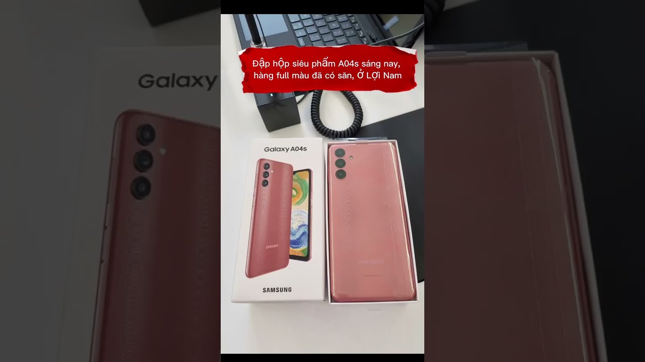 video Samsung Galaxy A04s 2022