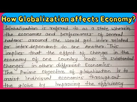 economic globalization essay