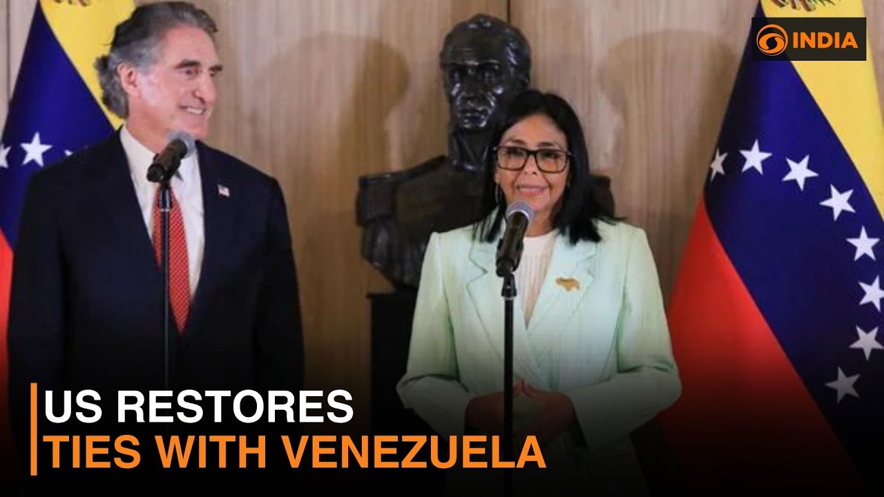 US restores ties with Venezuela & more news | DD India NewsHour | 9 PM IST