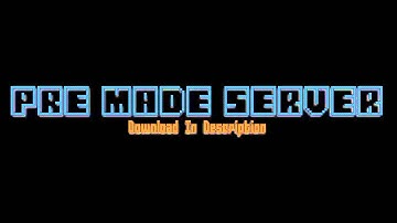 Pre Made Prison Server|Free Download!|Mac/PC (1.8)