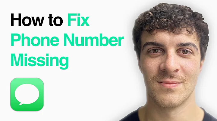 How To Fix Phone Number Missing In Imessage (2025 Guide)