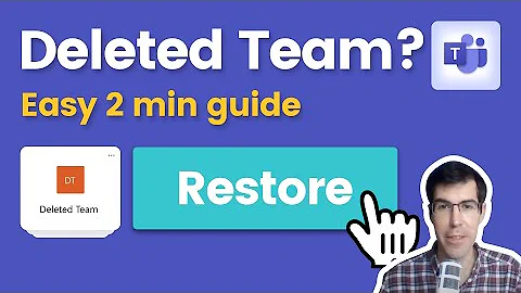Como recuperar equipe excluída no Teams?