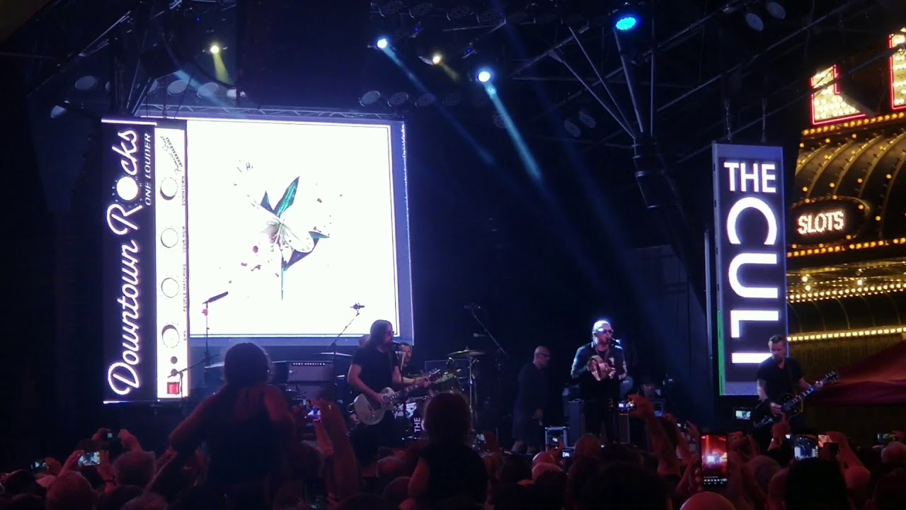 THE CULT. Wild Flower Fremont Street Experience, Las Vegas. 2018