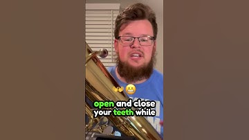 How to get a better sound on the tuba today! #shorts