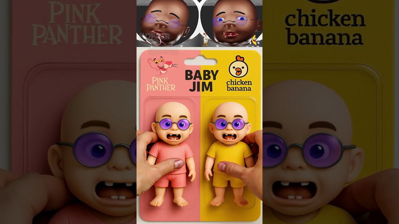 Unboxing Baby Jim Pink Panther X Chicken Banana