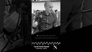 Yuval Noah Harari: ‘The truth is costly & difficult. Fiction is easy.’