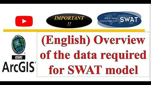 (English) Overview of data required for SWAT model