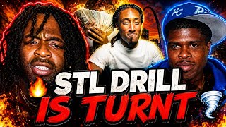 STL DRILL IS TURNT Baby Ghost x Jmunyunn Back Up Music REACTION
