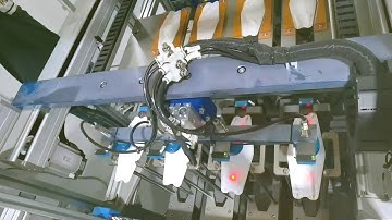 KF94 fish type face masks making line with 4 channels mask bags packaging machine