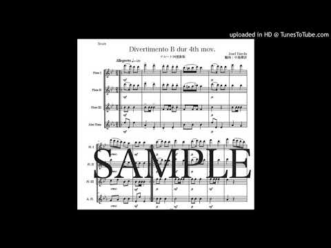 「ディヴェルティメントHob.II.46〜第４楽章」フルート四重奏版（編曲：中島雅彦）