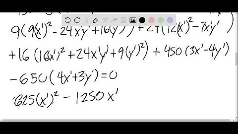 Rotation of Axes In Exercises 13 - 24 , rotate the axes to eliminate the x y -term in the equation.…