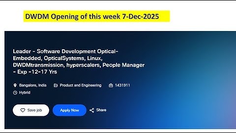 DWDM jobs | AI job, DWDM jobs | optical networking jobs | AI infrastructure job”