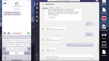 SMS Support for Microsoft Teams